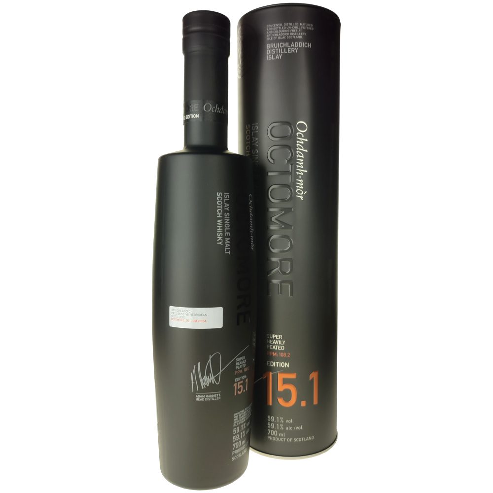 Bruichladdich Octomore 15.1, 108,2 PPM Islay Single Malt 2 Bruichladdich Octomore 15.1 Islay Single Malt